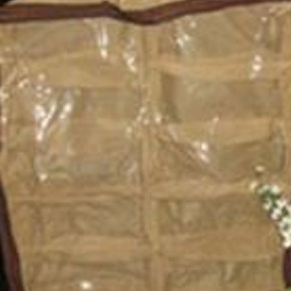 Shoe Storage Organizer 12 Pairs of Shoes Tan and Brown - Picture 3 of 3